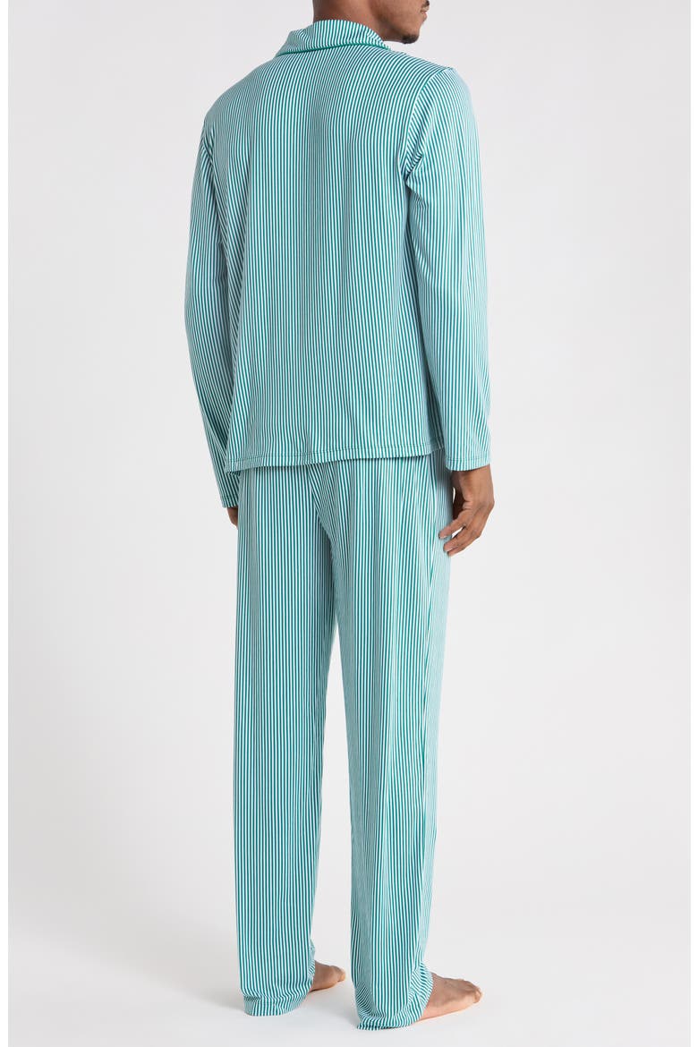 Nutcracker Notch Collar Pajamas, Alternate, color, PEPPERMINT PINES