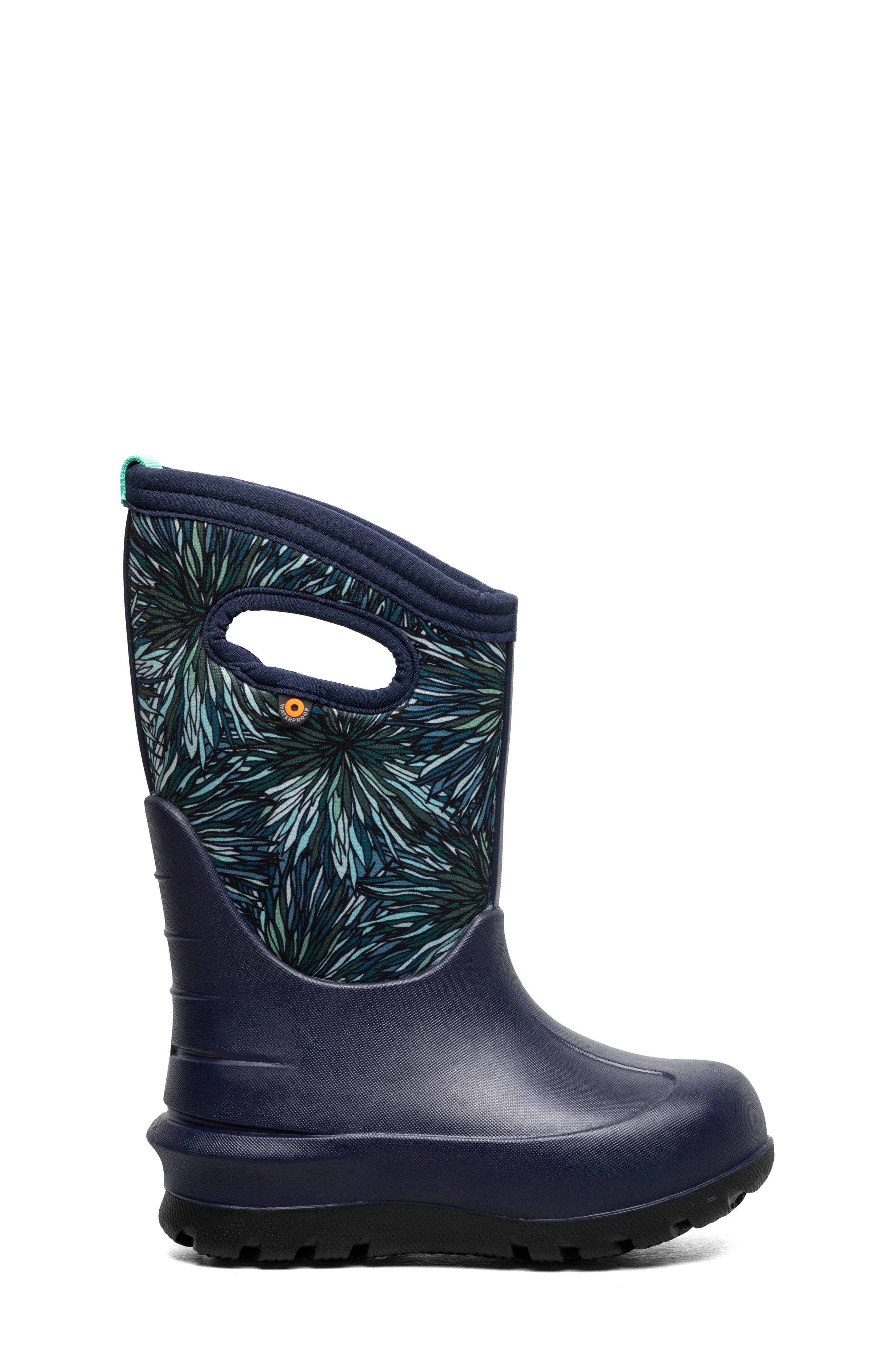 Kids' Neo-Classic Fireworks Waterproof Boot, Alternate, color, NAVY MULTI