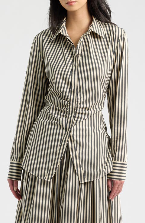 The Tinsley Striped Button-Up Shirt