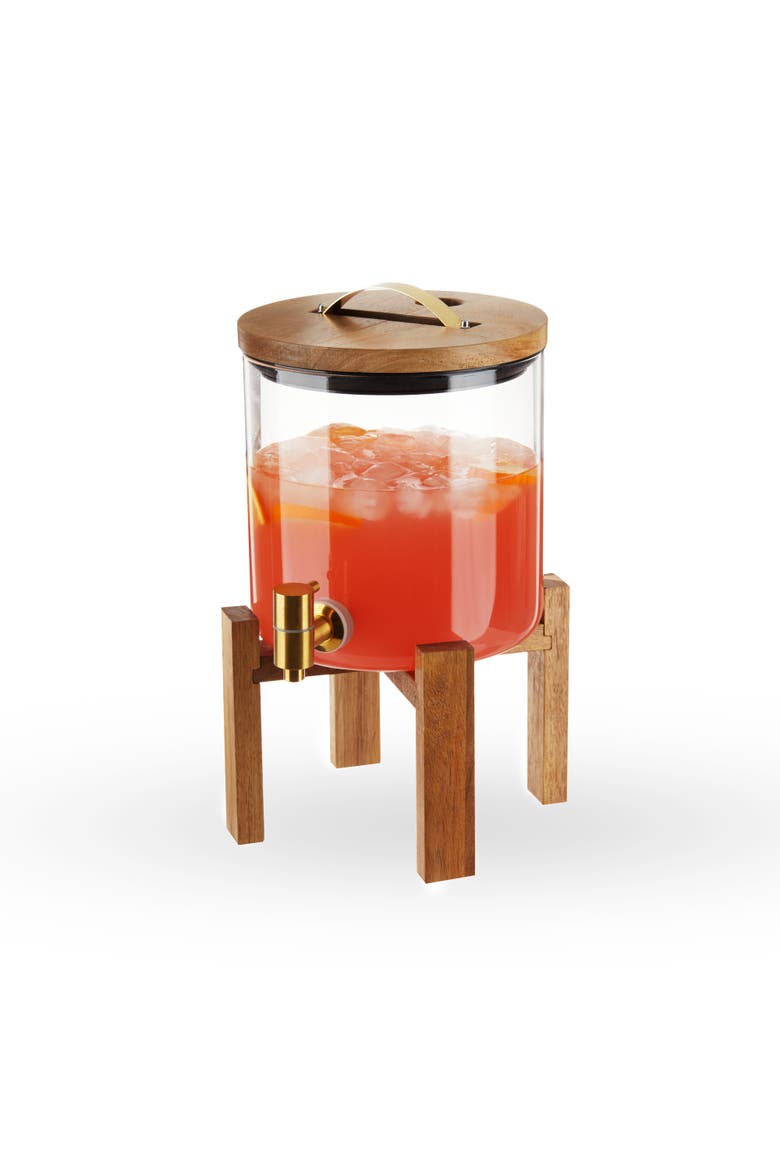 Modern Manor Drink Dispenser, Main, color, Brown