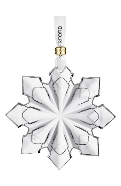 2025 Annual Snowflake Crystal Ornament