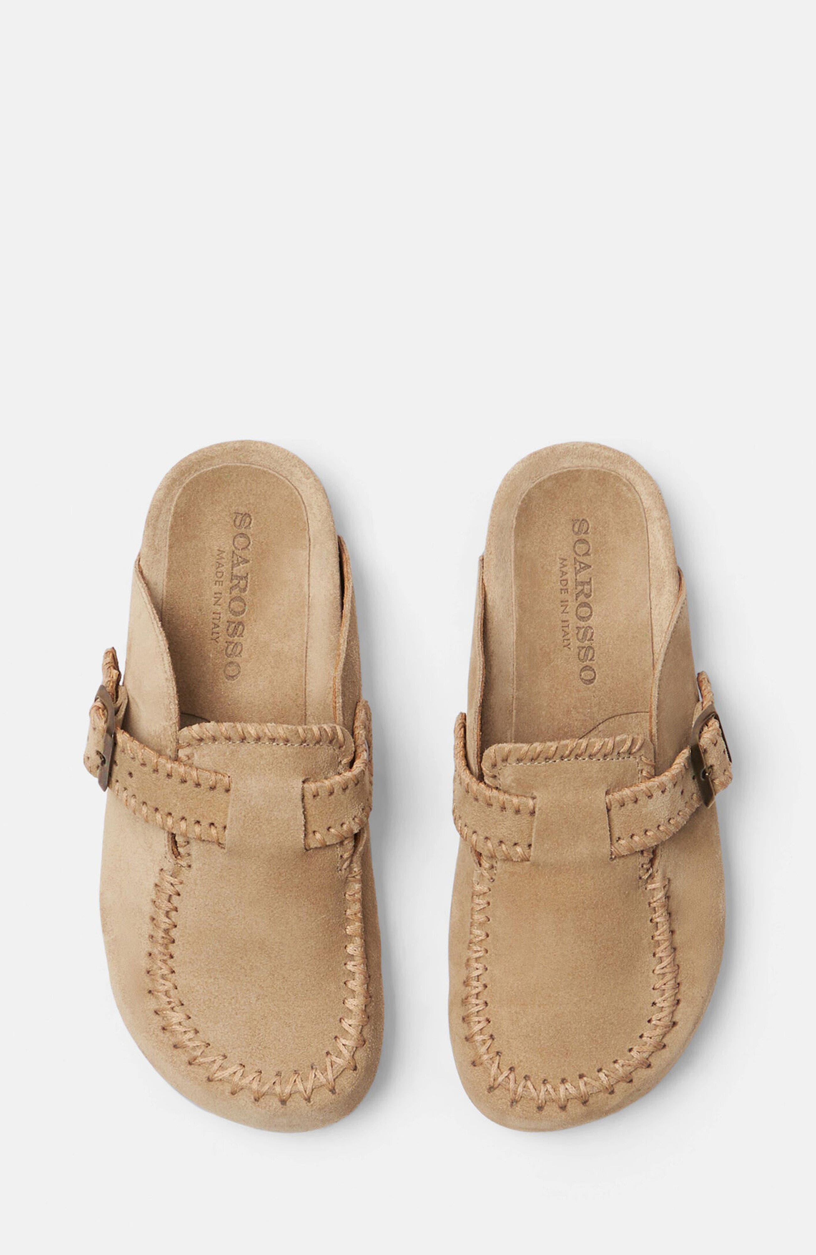 SCAROSSO Cheyenne Sandals, Alternate, color, Beige - Suede