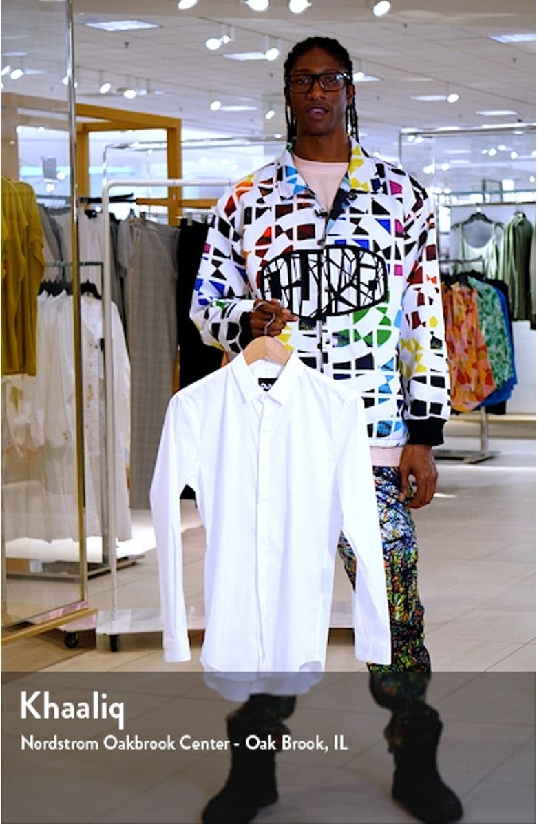 Main Solid Performance Button-Up Shirt, sales video thumbnail