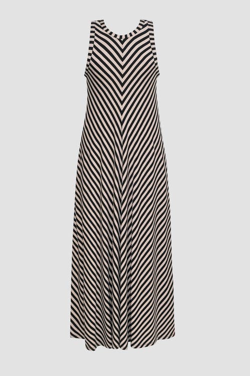 ALEMBIKA ALEMBIKA STRIPED TANK MAXI DRESS