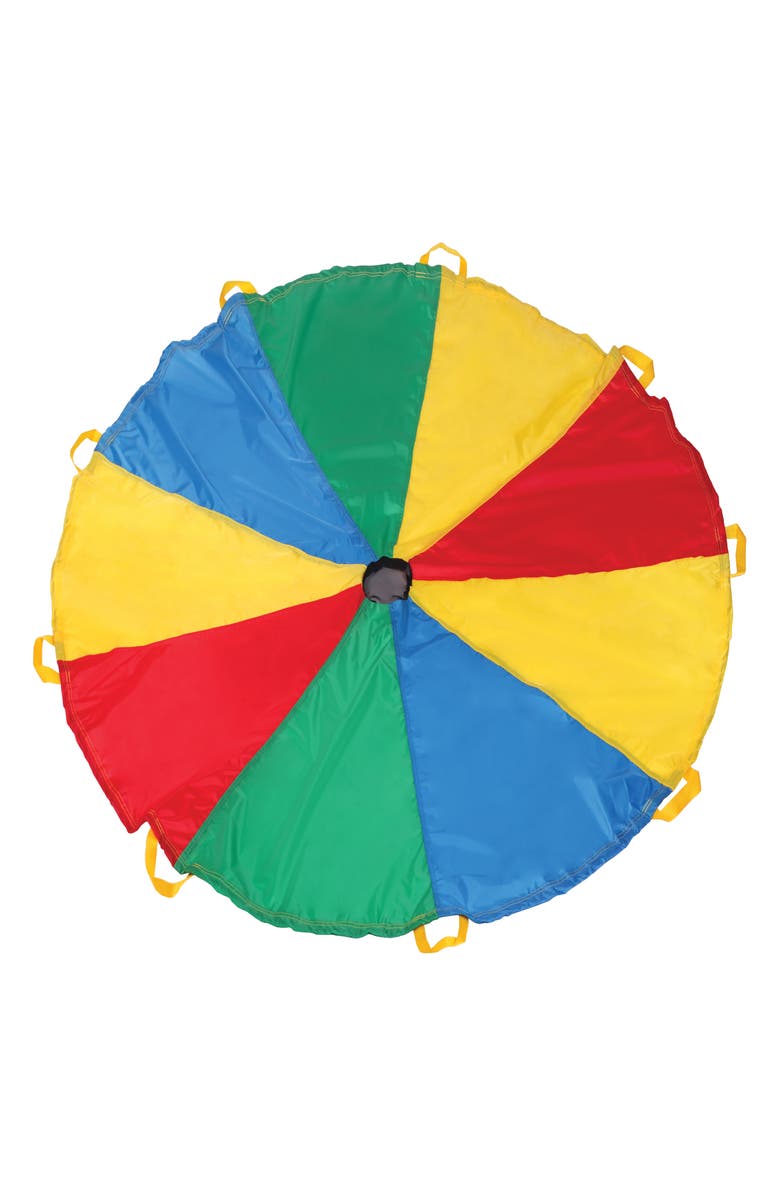 Pacific Play Tents Funchute 6-Foot Play Parachute, Main, color, Green Yellow Red Blue