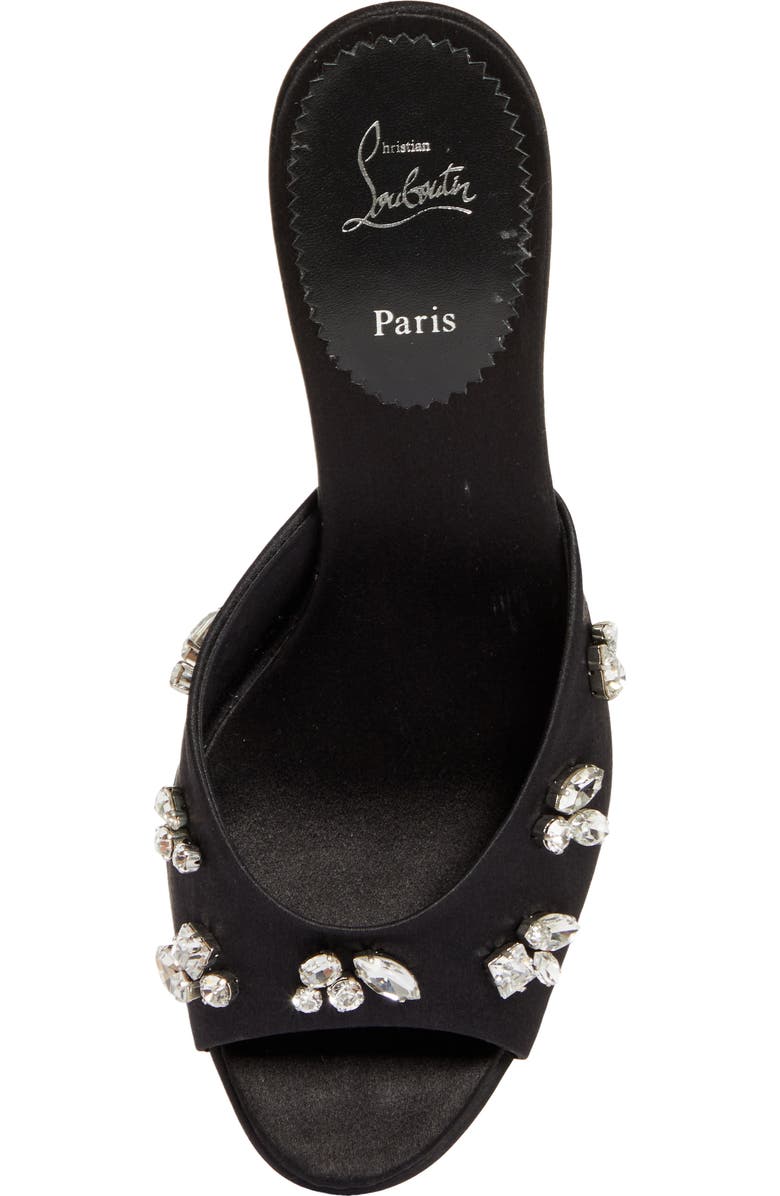 Christian Louboutin Degraqueen Peep Toe Slide Sandal, Alternate, color,