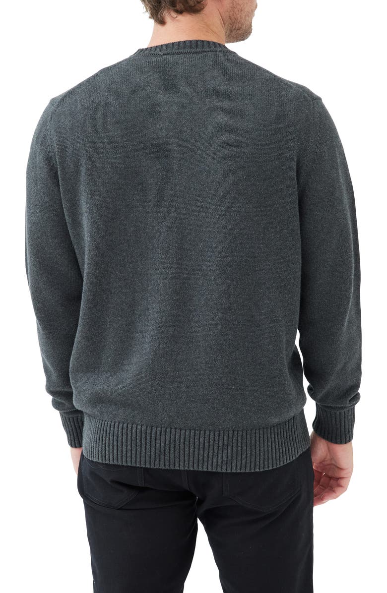 Rodd & Gunn Crewneck Cotton Sweater, Alternate, color, Charcoal