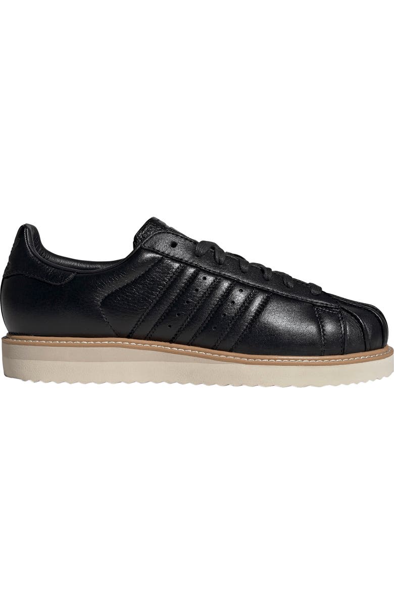 adidas Gender Inclusive Superstar Lux Sneaker, Alternate, color, Black/ Black/ Sandstone