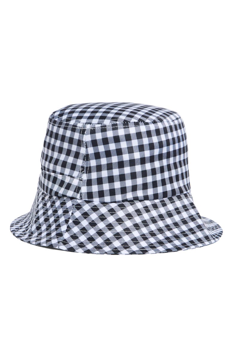AREA STARS Drawstring Gingham Bucket Hat, Alternate, color, 