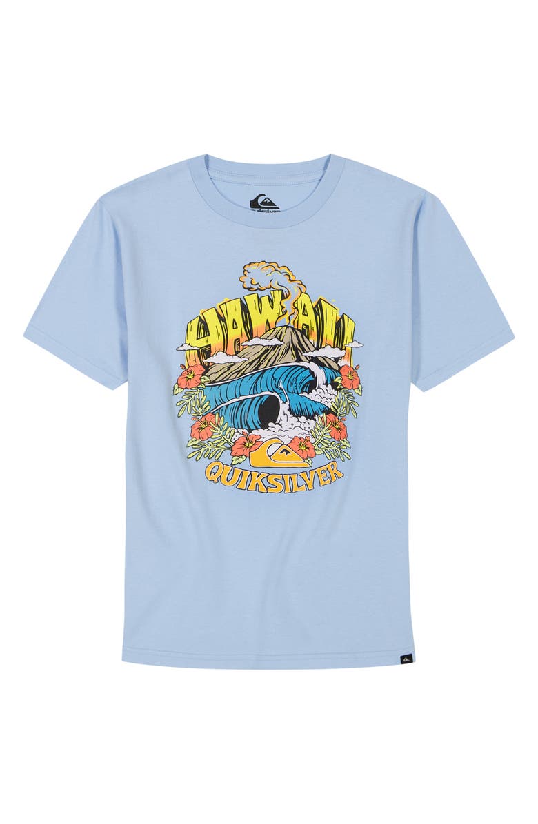 Quiksilver Kids' Hi Volcano Cotton Graphic T-Shirt, Main, color,