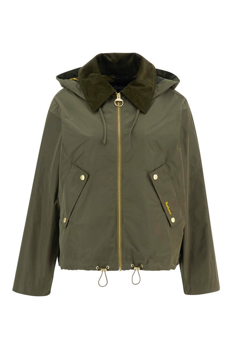 Weaver Water Repellent Hooded Jacket, Alternate, color, IVY GREEN/ ANCIENT