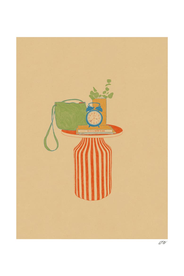 Striped Table Print, Main, color, Multi