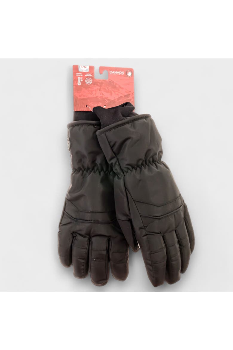 Men's Ski Gloves, Alternate, color, Black