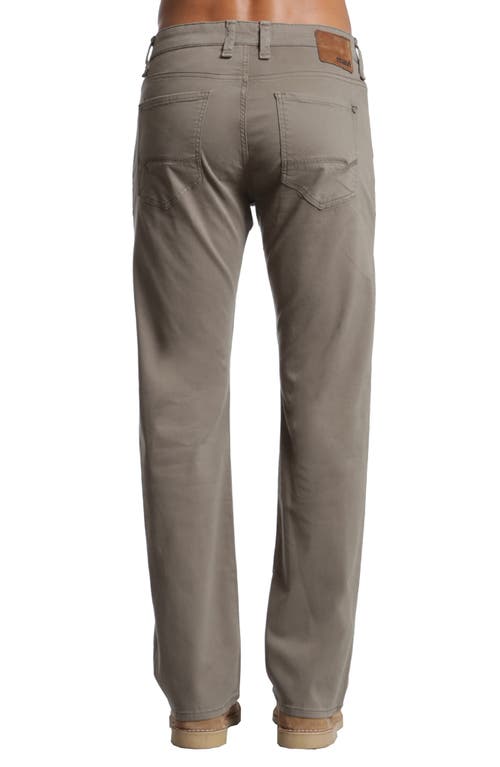 Mavi Jeans Zach Twill Straight Leg Pants In Dusty Olive Twill