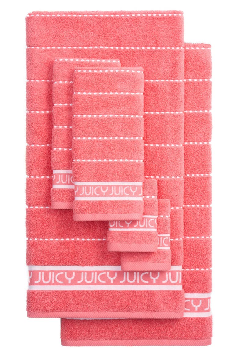 Luxurious 6-Piece Towel Set, Alternate, color, PINK CORAL