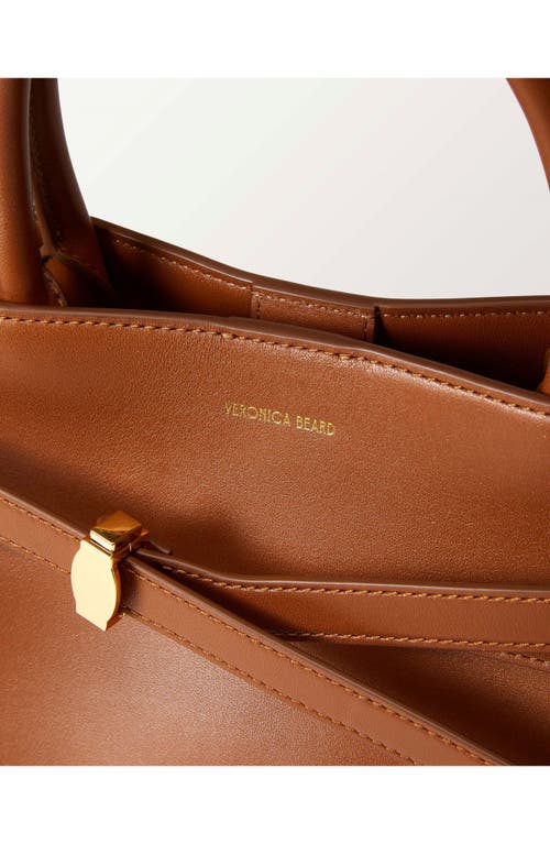 Veronica Beard Dash Leather Top Handle Bag