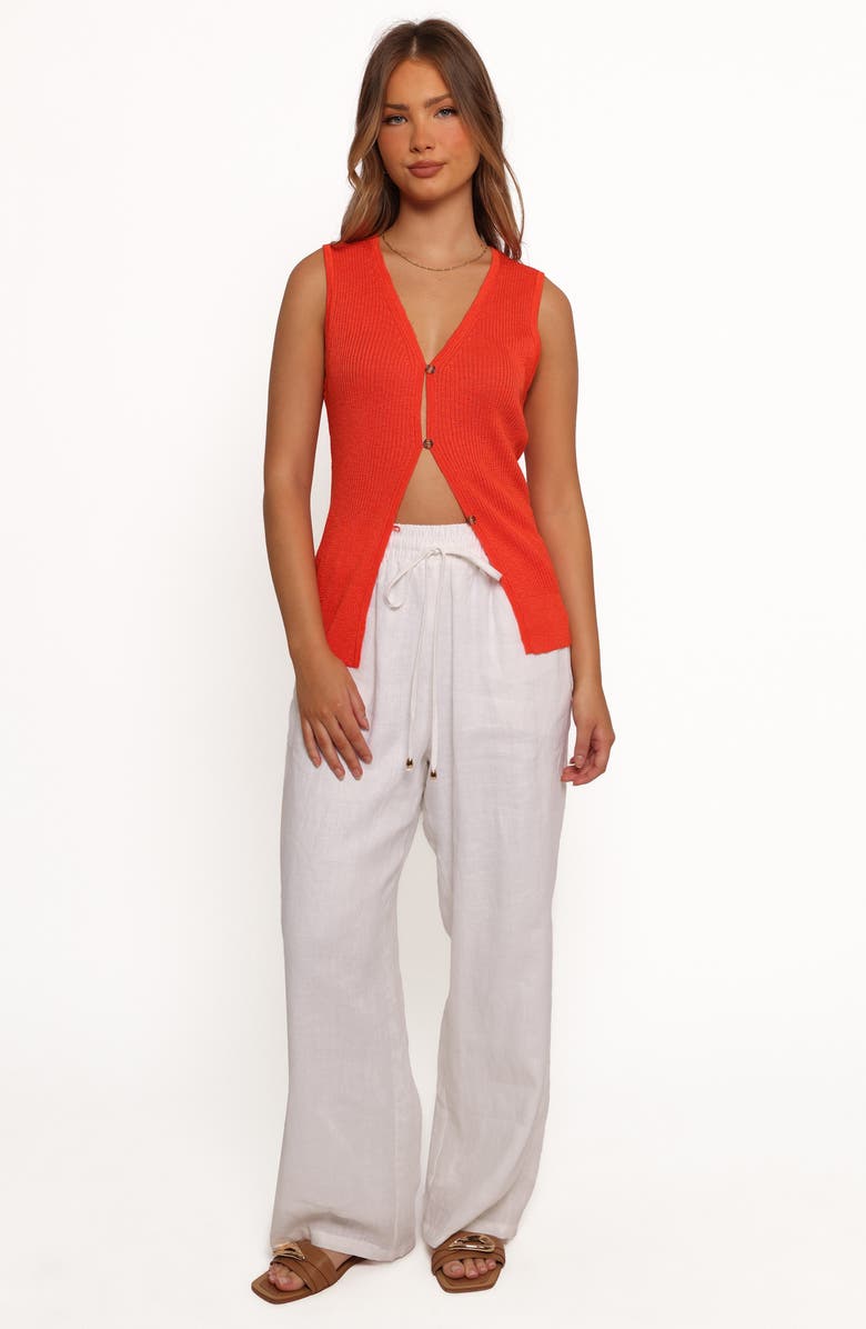 Petal & Pup Parma Sweater Vest, Alternate, color, Blood Orange