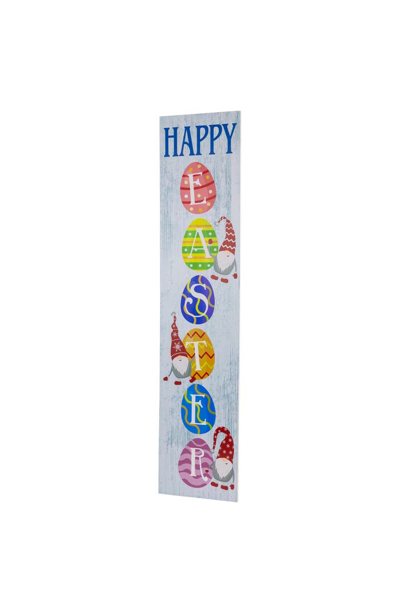 Northlight Gnome Happy Easter Porch Board Sign - 35.75", Alternate, color, Blue