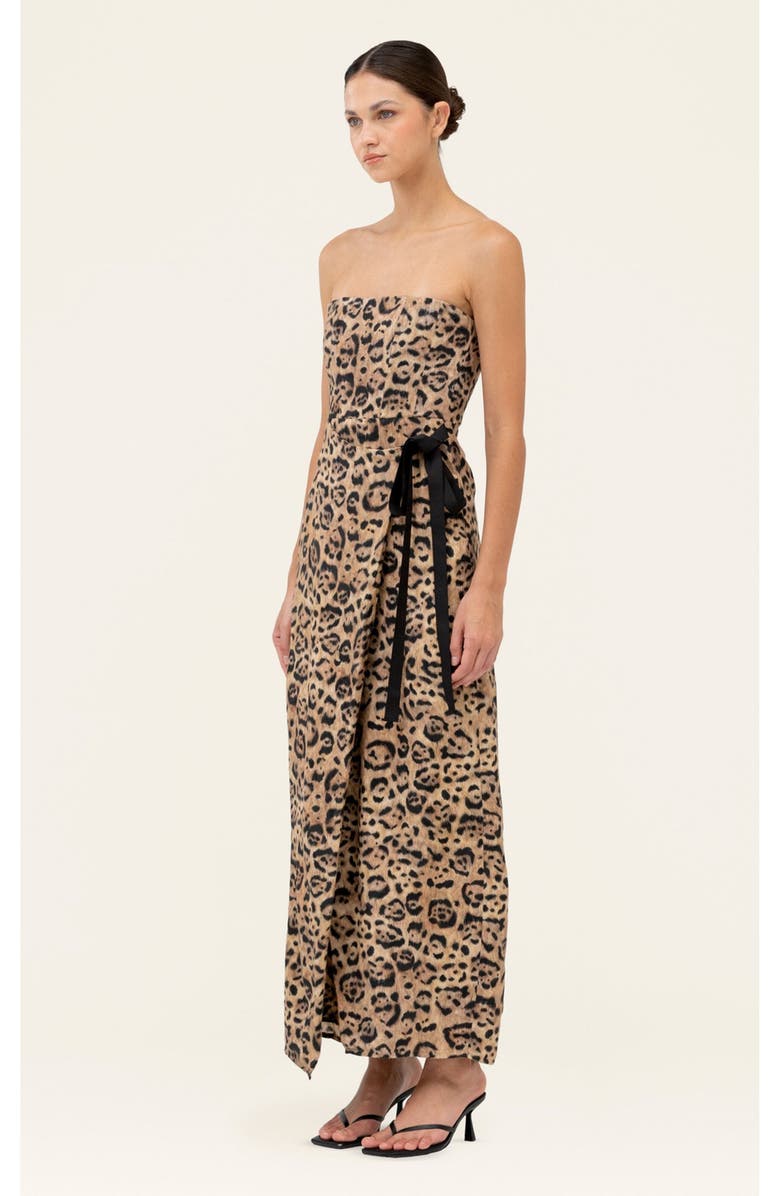 Agua by Agua Bendita Cinefila Jaguar Maxi Dress, Alternate, color, Multi