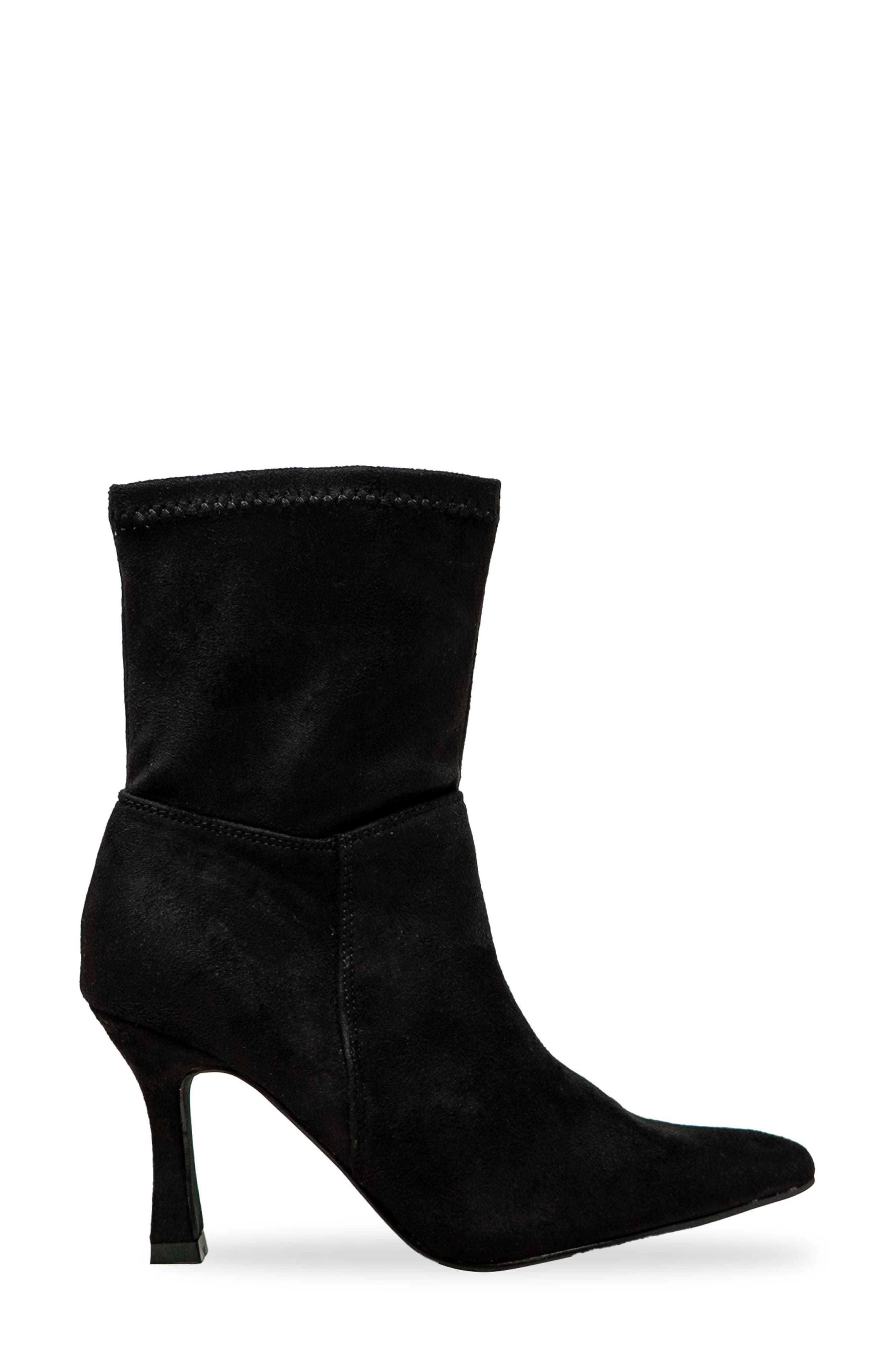 CHASE AND CHLOE Pointed Toe Bootie, Alternate, color, Black