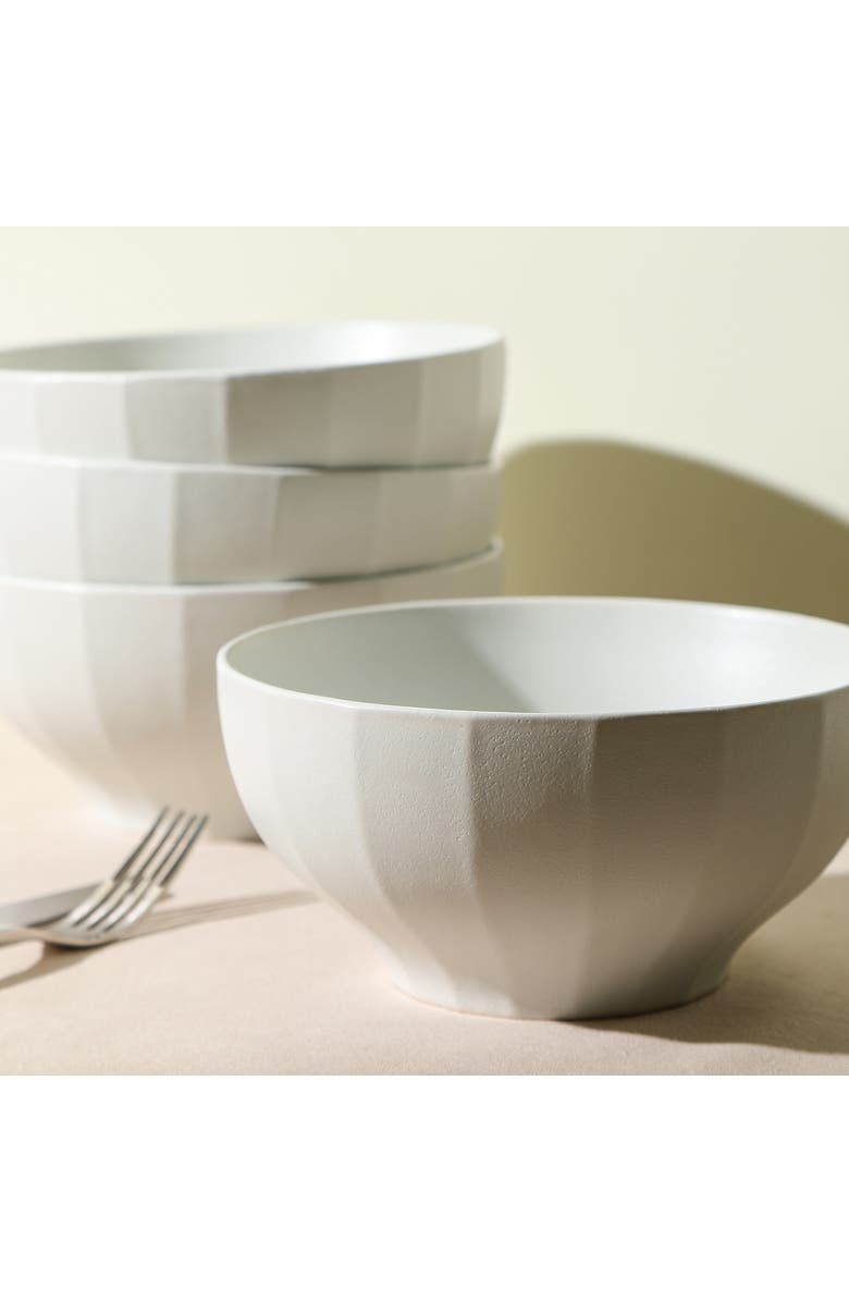 Stone Lain Rio Stoneware 4-Piece Bowl Set, Alternate, color, Beige
