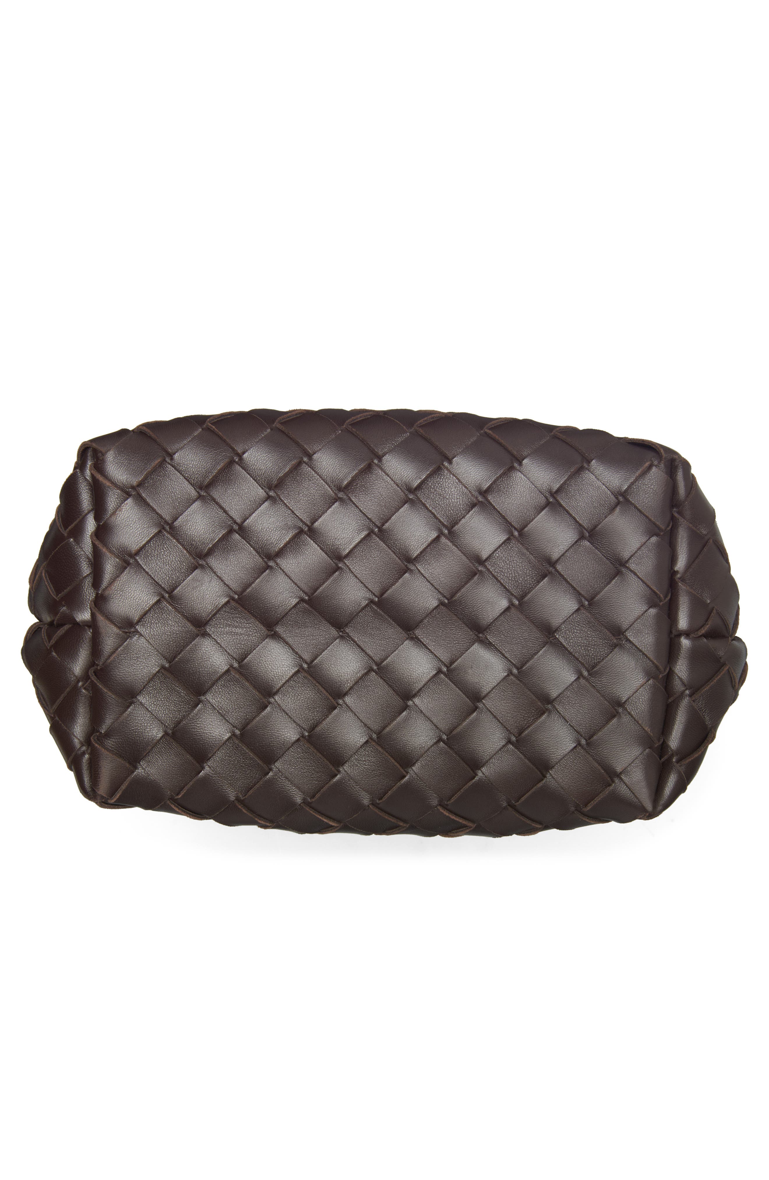 Bottega Veneta Small Andiamo Intrecciato Leather Bucket Bag, Alternate, color, Fondant-M Brass-Fond