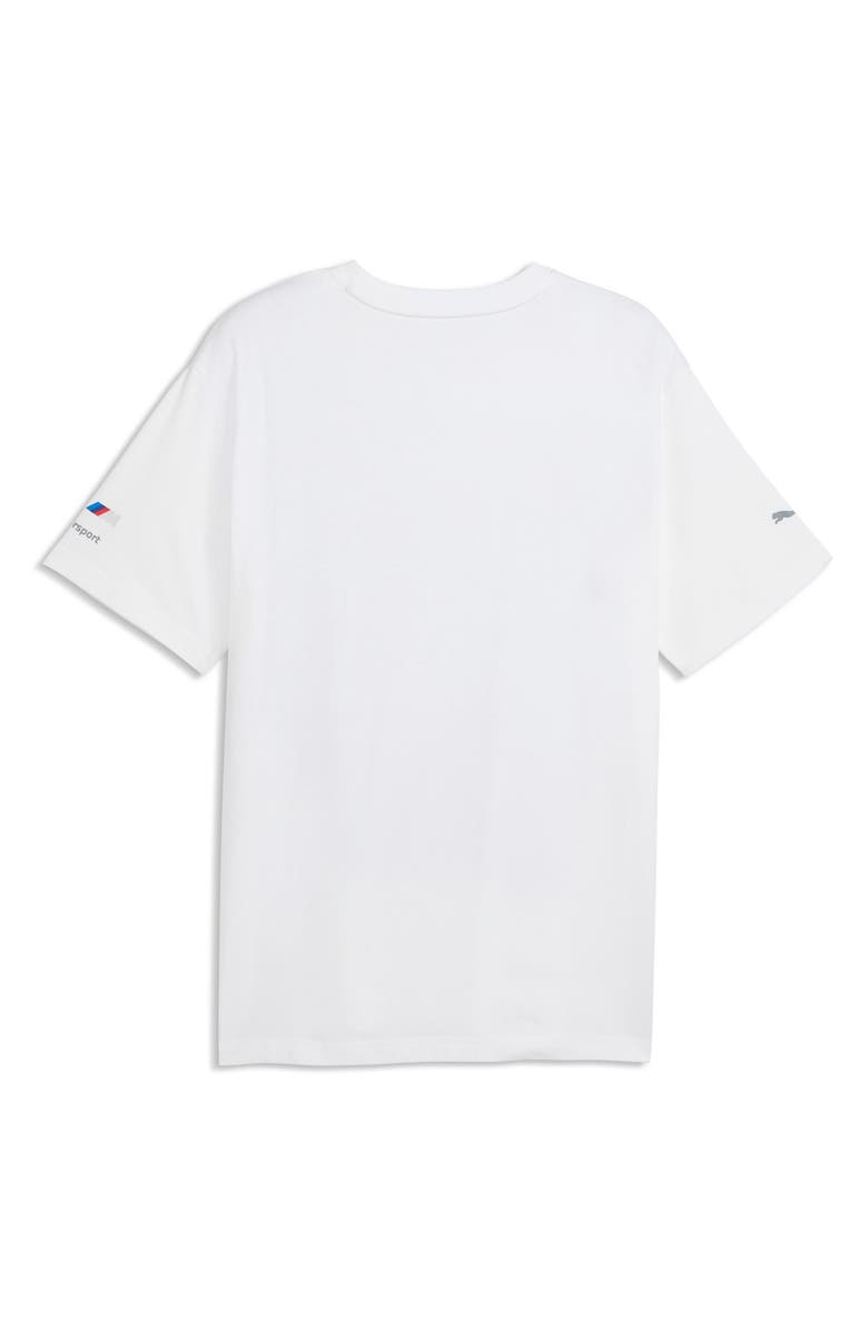 PUMA BMW M Motorsport Car Cotton Graphic T-Shirt, Alternate, color, Puma White