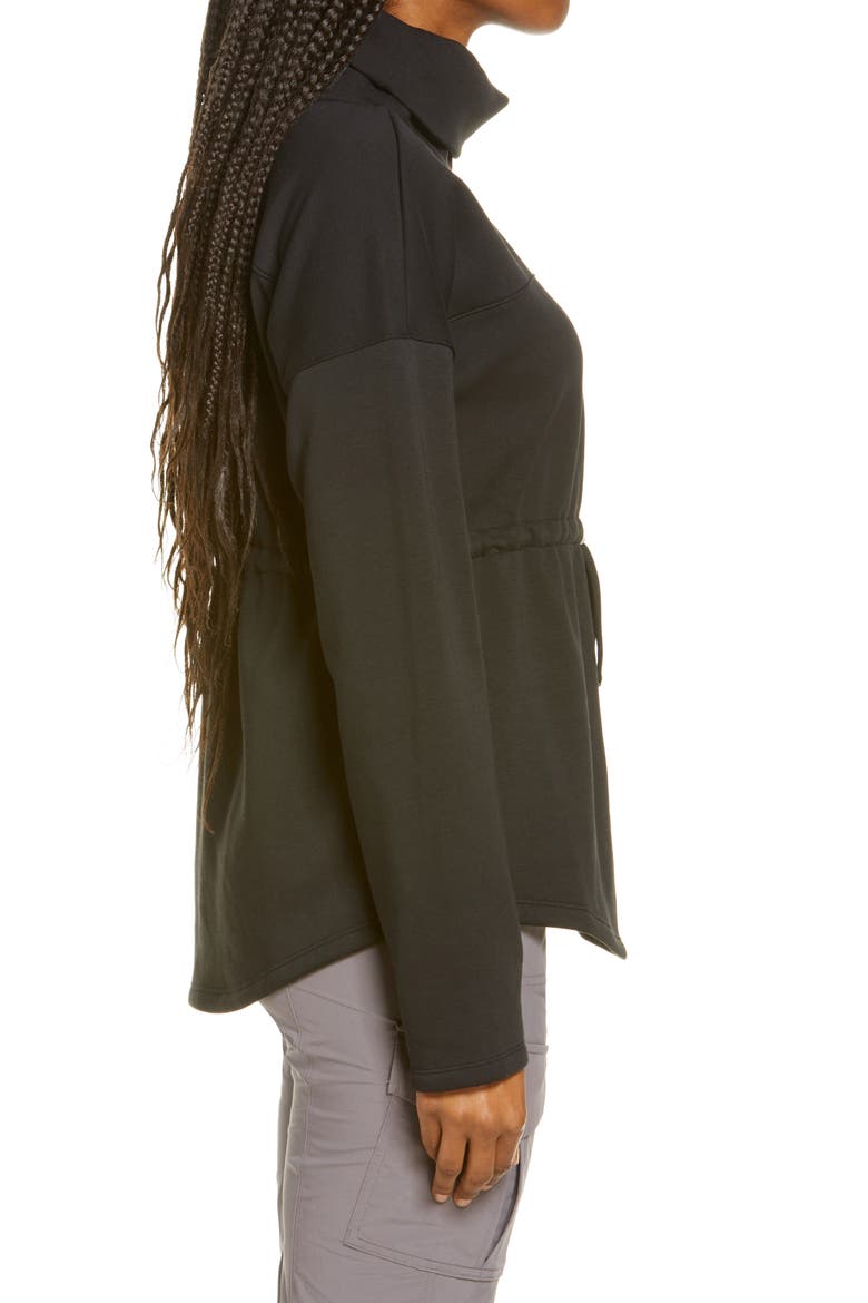 Women's Amazing Cinch Waist Pullover, Alternate, color, BLACK