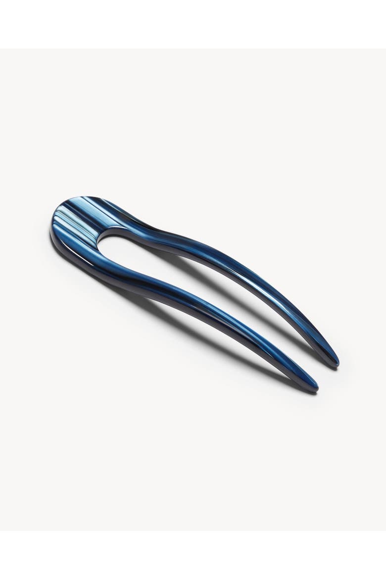 French Hair Pin, Alternate, color, Indigo