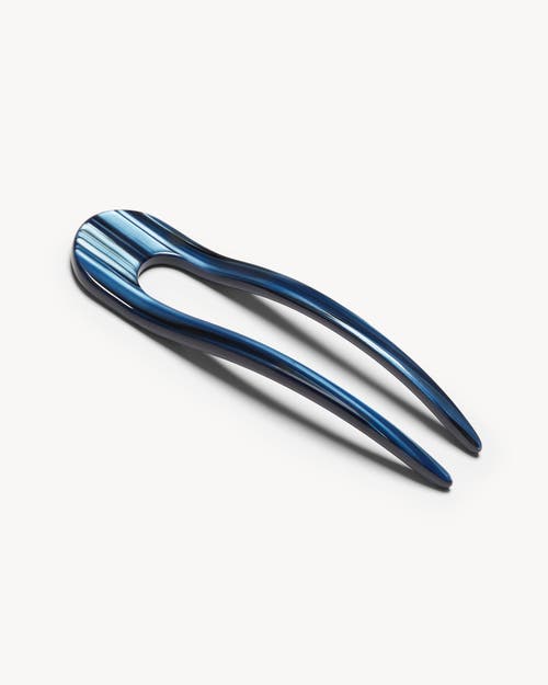 Machete French Hair Pin In Blue