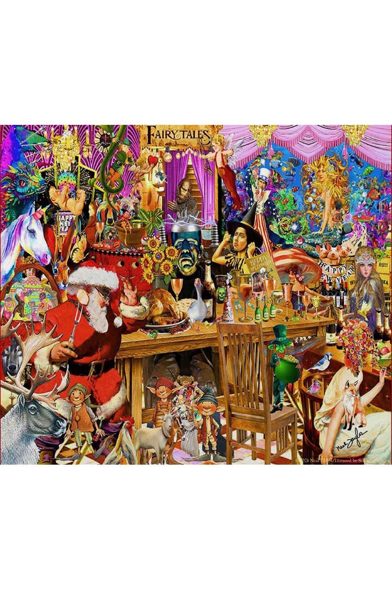 Fairy Tale Collage 1000 piece Jigsaw Puzzle for Adults Large Pieces, Alternate, color, Multicolor