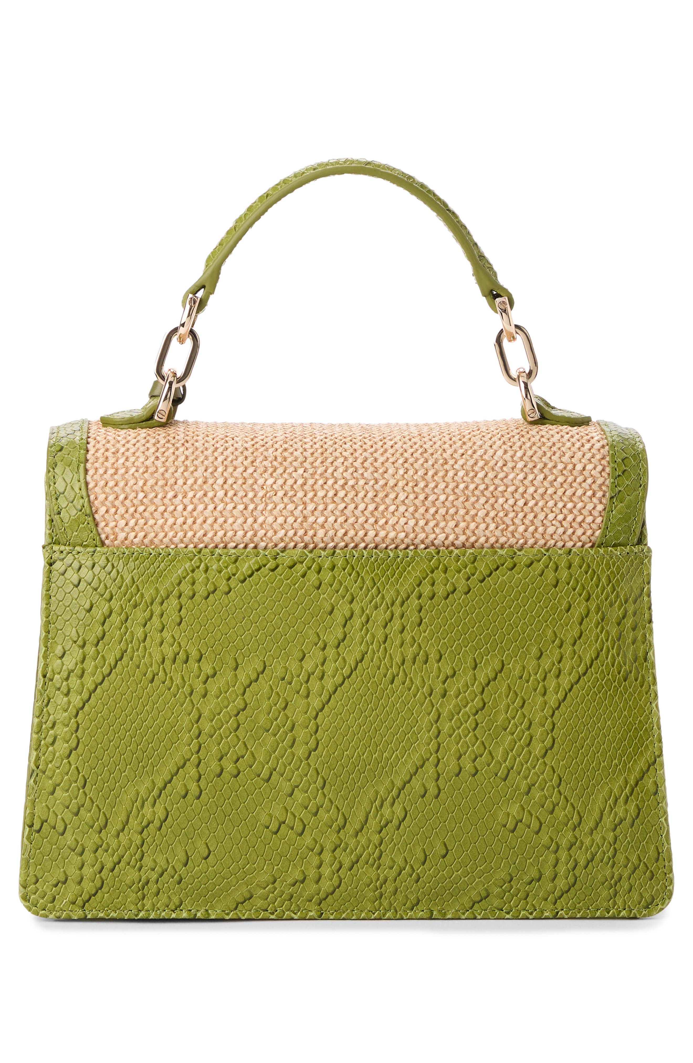 Brahmin Small Hallie Top Handle Bag, Alternate, color, Green Multi