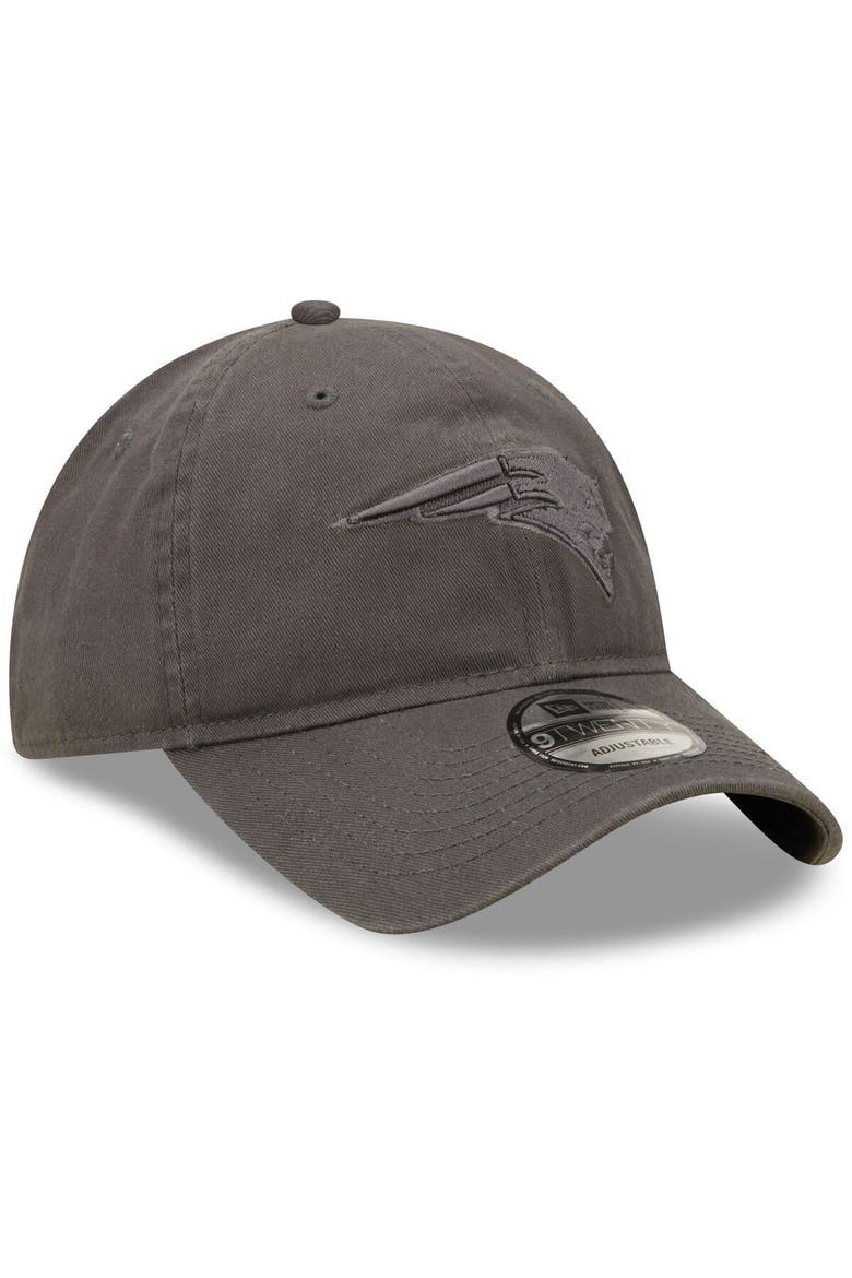 Men's New Era Graphite New England Patriots Core Classic 2.0 Tonal 9TWENTY Adjustable Hat, Alternate, color, Graphite