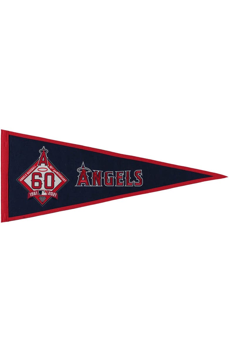 WINNING STREAK Los Angeles Angels 60th Anniversary Traditions Pennant, Main, color, Red