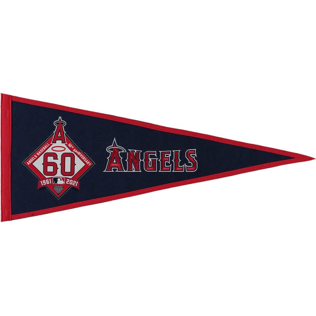 WINNING STREAK Los Angeles Angels 60th Anniversary Traditions Pennant in Red at Nordstrom