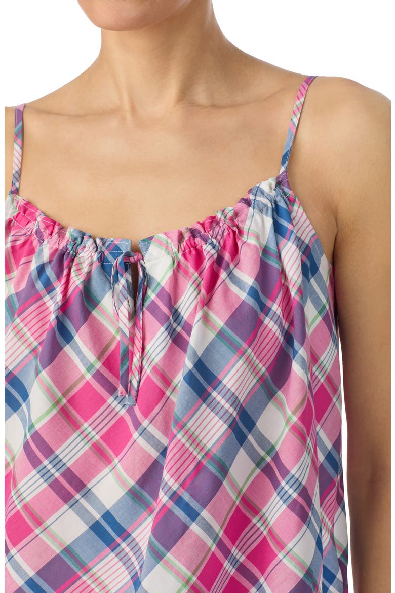 Sleeveless Print Short Pajamas, Alternate, color, MULTI PINK