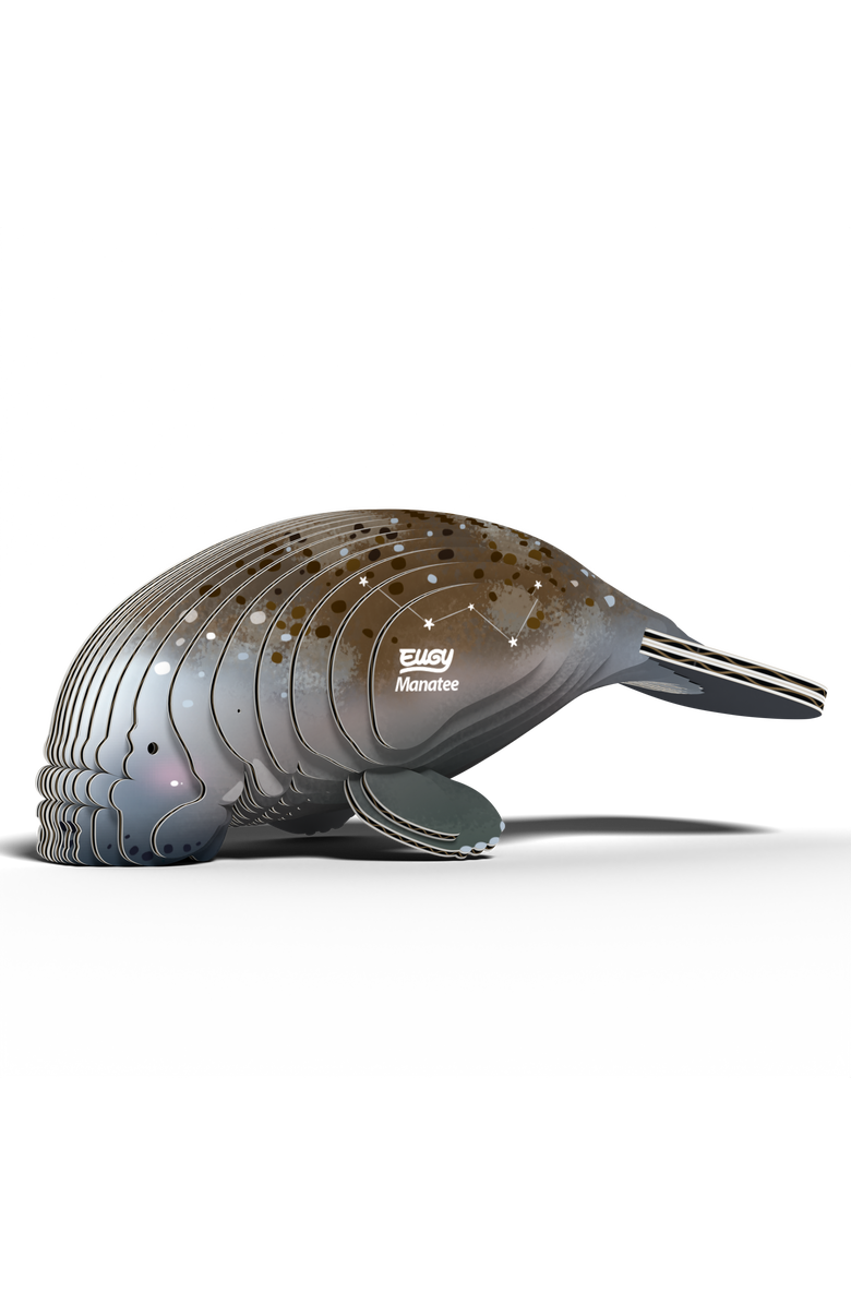 Eugy Puzzles Manatee 3D Puzzle, Alternate, color, NO COLOR
