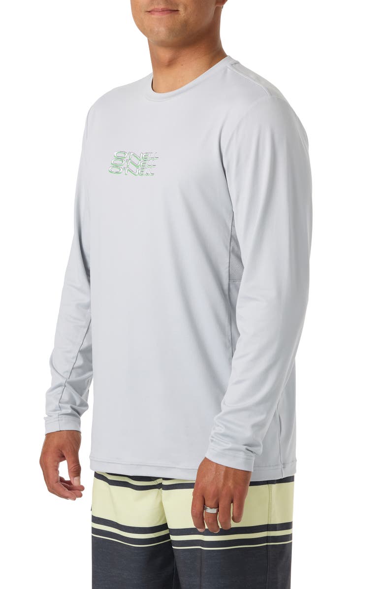 O'Neill Triple Stretch UPF Long Sleeve Rashguard, Alternate, color, High Rise
