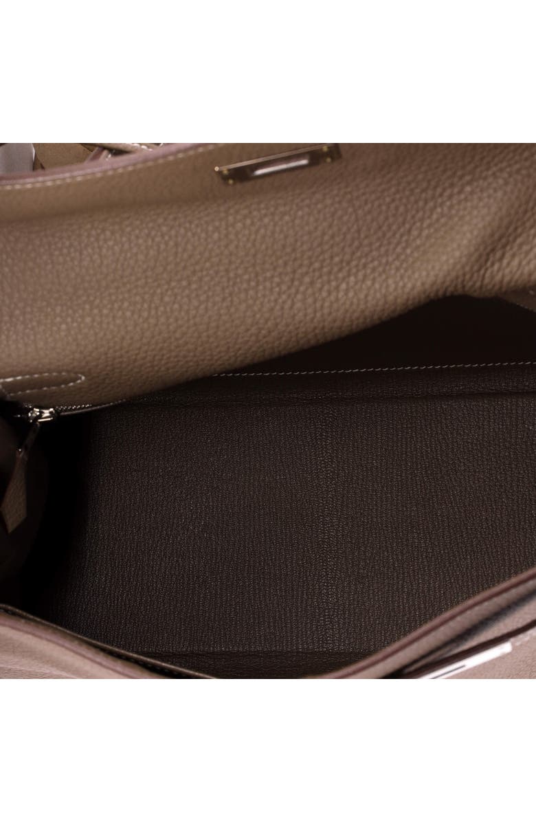 Pre-Owned Hermes Kelly Handbag Grey Togo with Palladium Hardware 28, Alternate, color, Etoupe