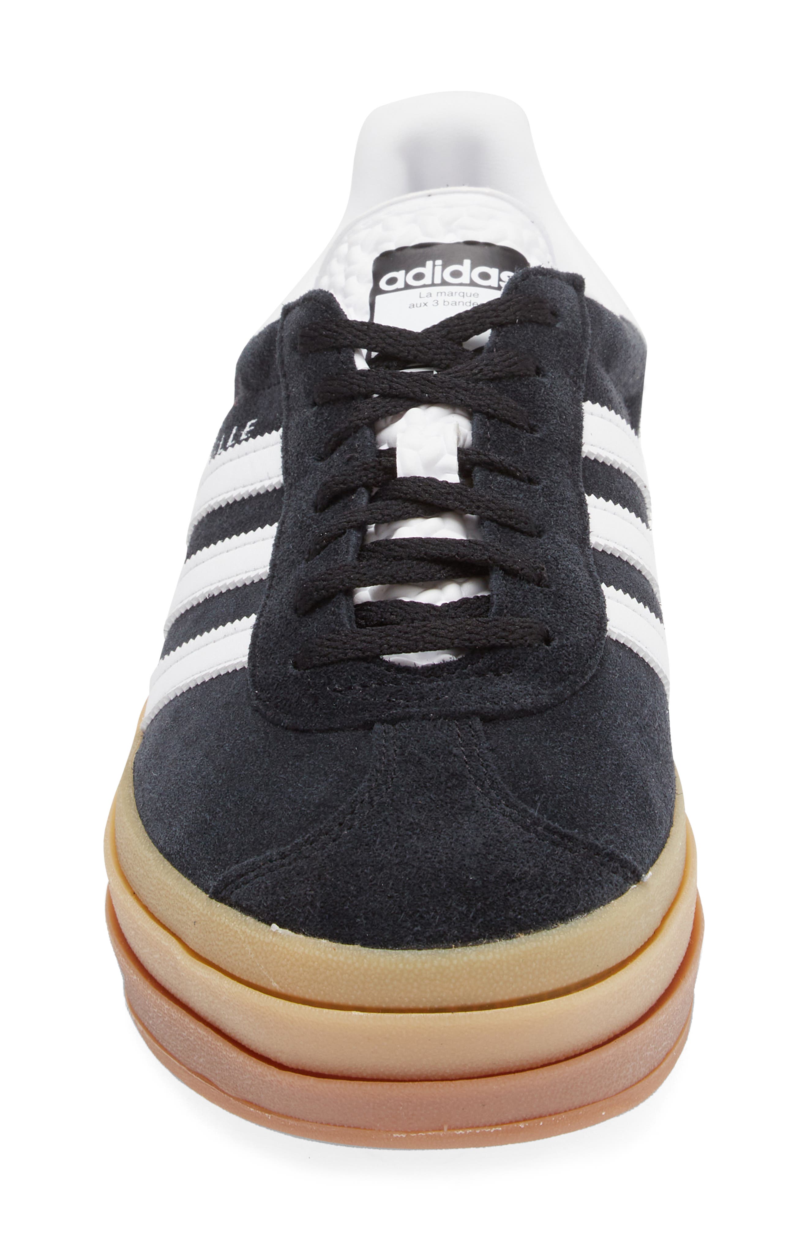 adidas Gazelle Bold Platform Sneaker, Alternate, color, Cblack/Ftw