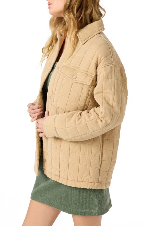 O'neill Rya Quilted Jacket In Brown