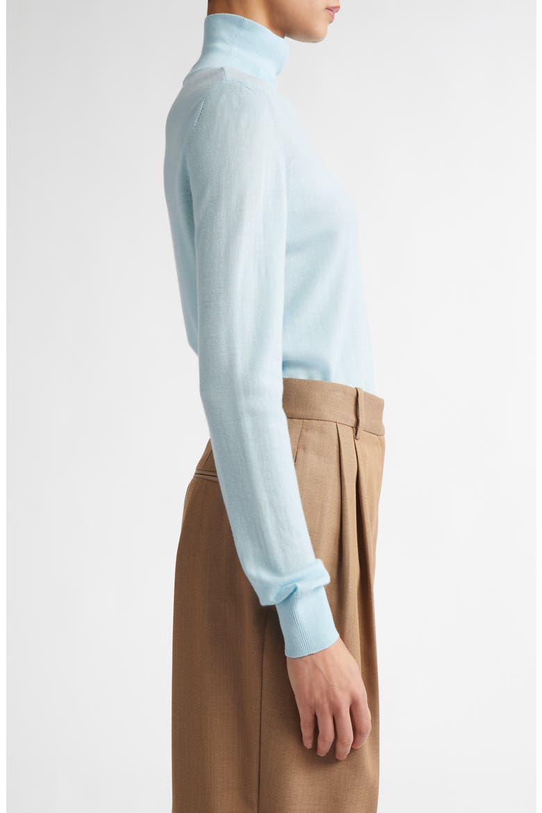 Susan Turtleneck Virgin Wool Sweater, Alternate, color, ARTIC