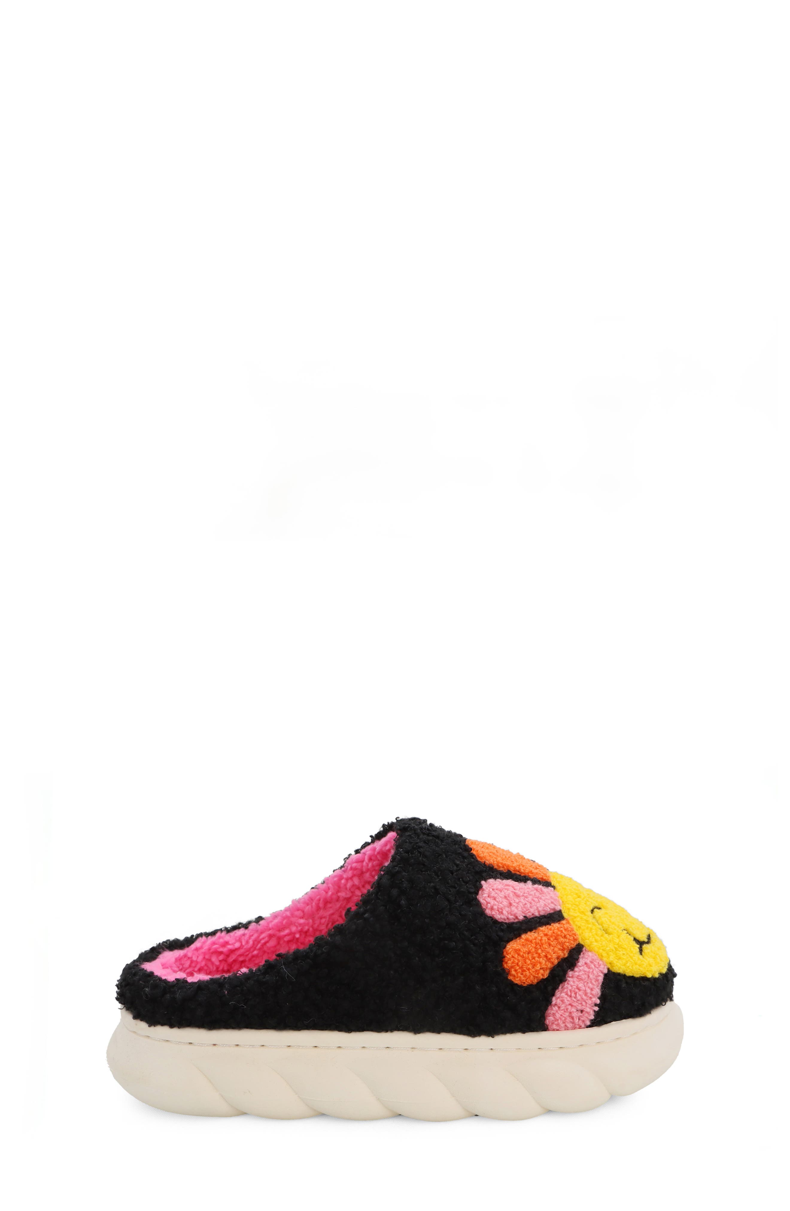 YOKI Kids' Paulina Faux Shearling Scuff Slipper, Alternate, color, 