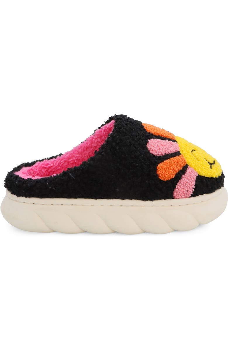 YOKI Kids' Paulina Faux Shearling Scuff Slipper, Alternate, color,