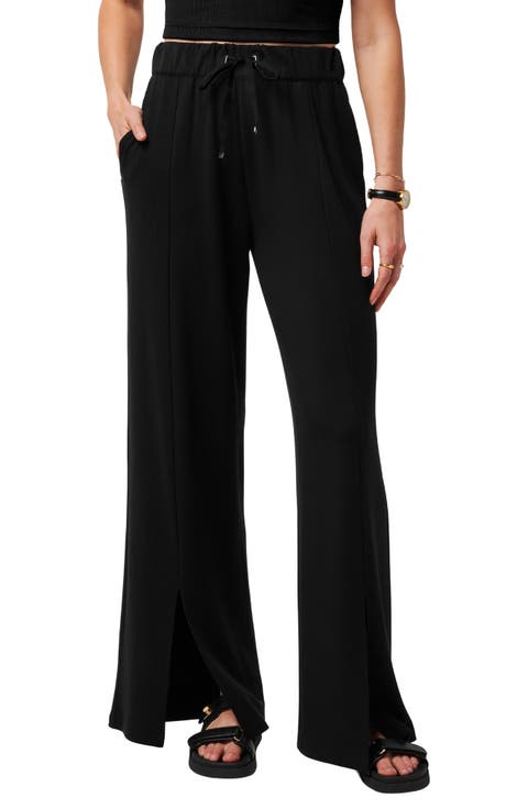 Hidden Local Front Slit Sweatpants