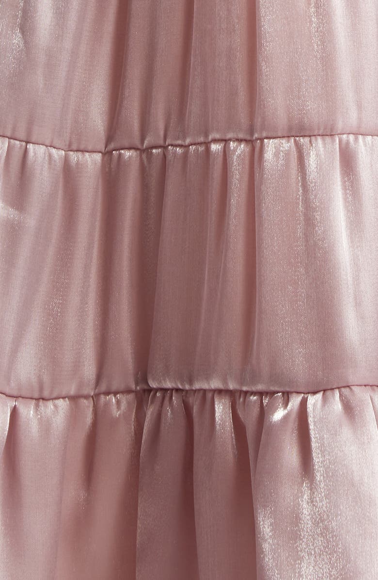 LIKELY Gianni Mock Neck Tiered Trapeze Dress, Alternate, color, Misty Lilac