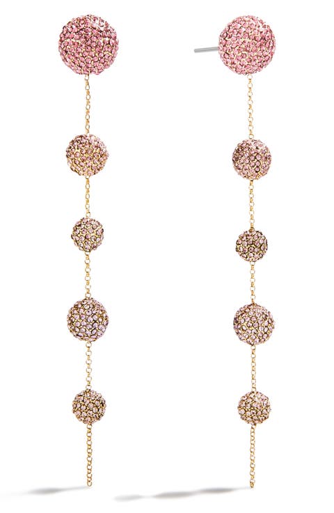Blair Crystal Orb Drop Earrings
