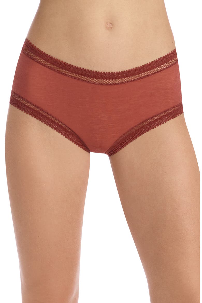 Pure Pima Girlshort Briefs, Main, color, AUBURN