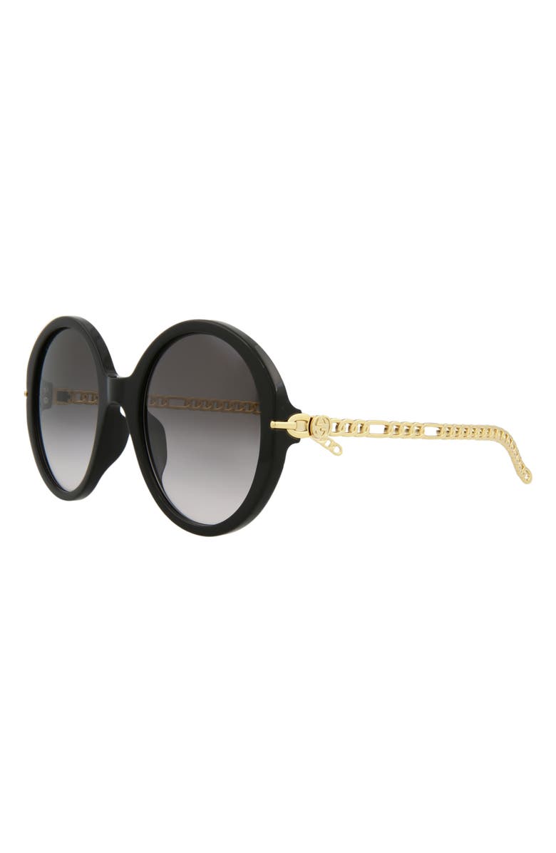 Gucci 56mm Oversize Sunglasses, Alternate, color, 
