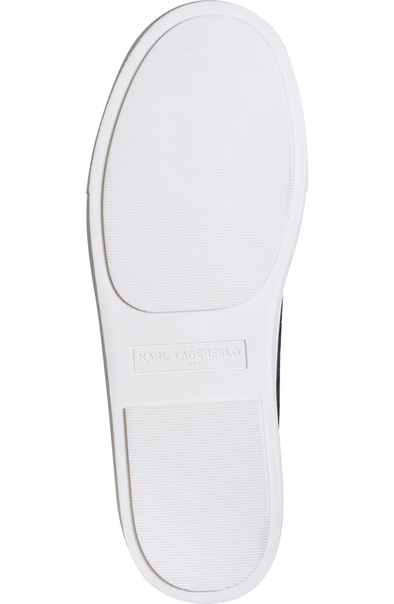 KARL LAGERFELD PARIS Cate Pin Logo Low Top Sneaker, Alternate, color, Dark Navy